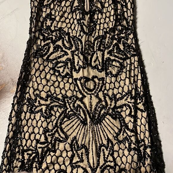 xs basix by black label black beaded cocktail mini dress - Picture 2 of 6